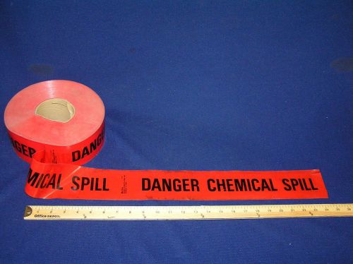 1 roll of Plastic Tape - Danger Chemical Spill