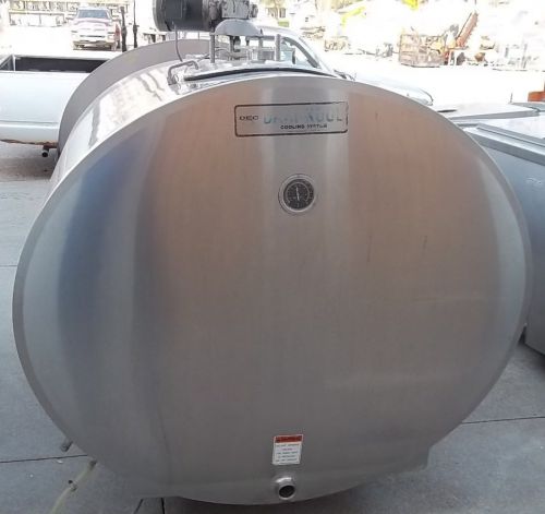 Darikool 600 gallon dkf29317 stainless steel bulk milk tank cooling unit for sale