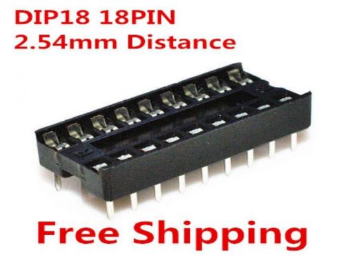 20X DIP-18 2.54mm Distance 18PIN IC Socket PIC Socket IC Base Slot High-quality