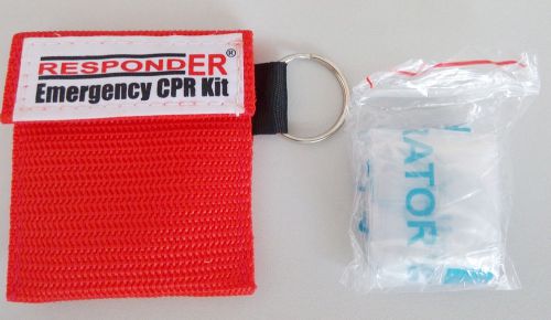 1pcs First Aid cpr mask CPR face shield Emergency mask One-way valve w/ keychain