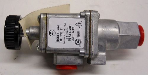 WHITE RODGERS EMERSON GAS SAFETY VALVE MODEL 764, TYPE 208, 1/2 PSI MAX