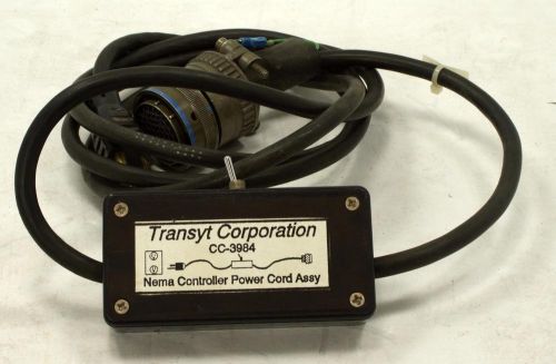 Peek traffic nema power cord assembly p/n: 3984 for sale