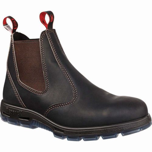RedBack USBBK Mens Black Leather Steel Toe Boots New Size 11.5 US