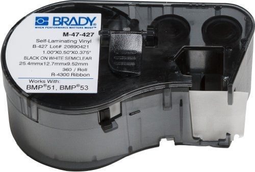 Brady m-47-427 labels for bmp53/bmp51 printers for sale