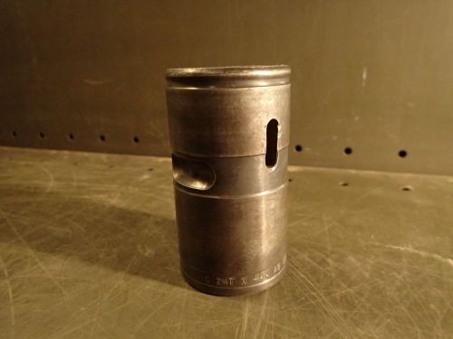 #5 magic chuck drill tool holder adapter morse taper #2 bore 2-3/8&#034; od shank 2mt for sale
