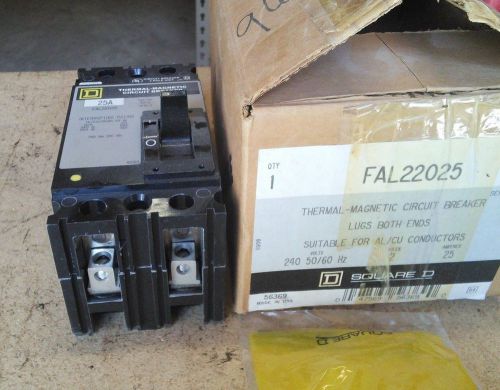 Square D #FAL22025 240 volt 25 amp circuit breaker