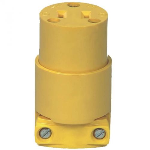 Non-Grounded Straight Blade Electrical Connector, 125 V, 15 A, 2 Pole, 2 Wire