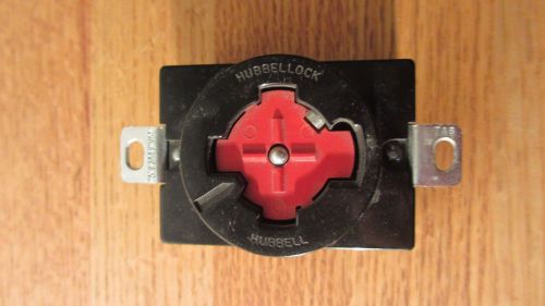 Hubbell HBL20443 Hubellock Receptacle 3-Pole 4-Wire 30A, 480VAC Locking Devices