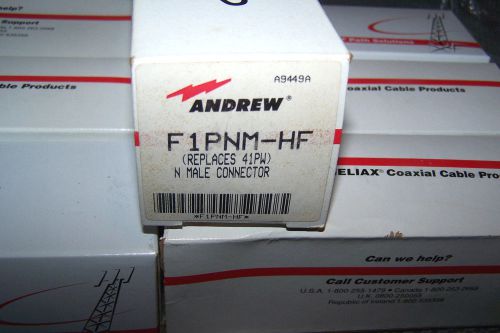 Andrew n male connector f1pnm-hf replaces 41pw for sale