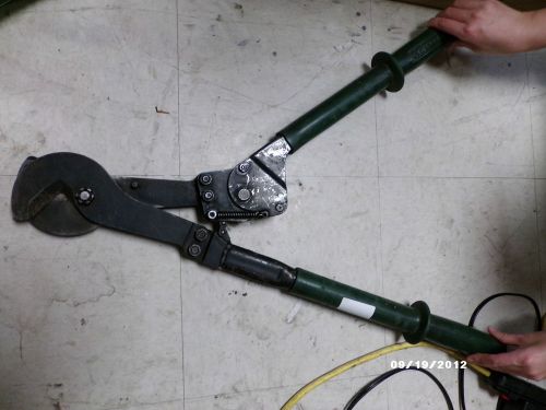 Greenlee 756 heavy-duty ratchet cable cutter for sale