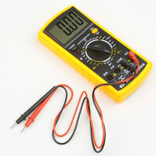 Lcd ac/dc digital multimeter bracket electronic tester meter voltmeter dt 9205a for sale