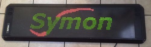 Symon netlite ii 32 x 128 led display sign with ethernet for sale