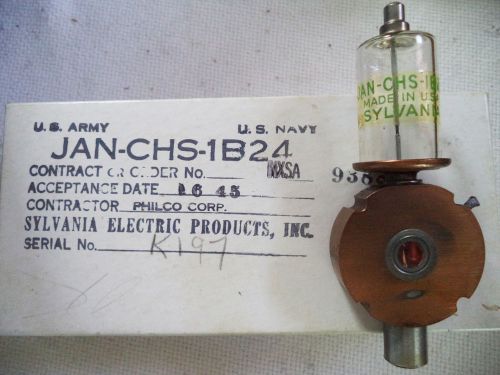 Used Sylvania JAN-CHS- 1B24 TR Cell in Original Box  N/R