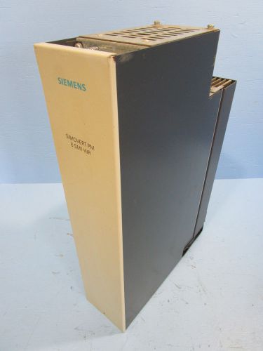 Siemens Simovert PM 6SM1112-0PB00 Inverter Module 6 SM1-WR 6SM11120PB00 6SM1WR