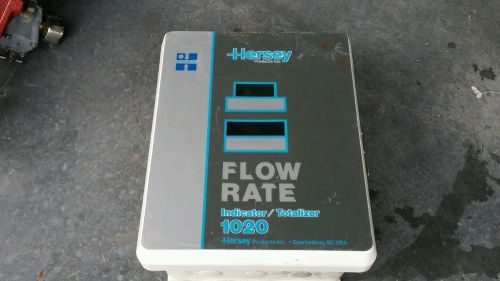 USED Hersey Model 1020 Flow Rate Indicator / Totalizer