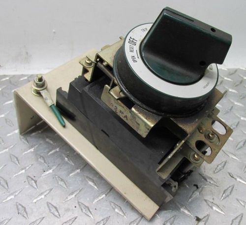 100 amp mitsubishi no-fuse breaker model nf100-ca circuit breaker w/ knob for sale