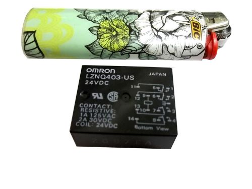 Omron LZNQ403-US, 24VDC, 15 pin, PC mount, 4PDT, relay
