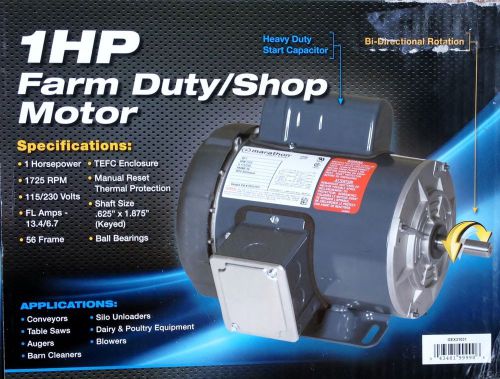 NEW Marathon  Electric 1HP Farm Duty Shop Motor PA56C17F5327A