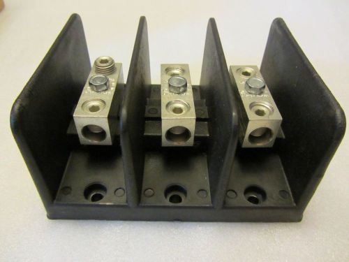 Lot of 3 new in box ilsco pdb-11-2/0-3 power distribution blocks, dual rated for sale