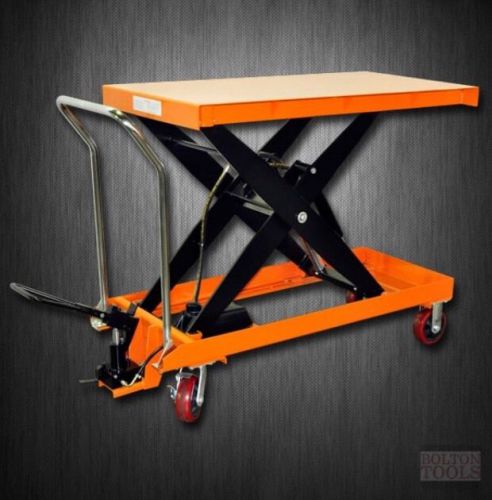 Bolton Tools Hydraulic Scissor Lift Table Cart 2200 lb TF100D