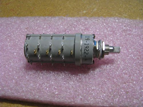 JANCO ROTARY SWITCH # 2548640-4  NSN: 5930-00-914-6660 # 19-1922-4 DUAL MKT