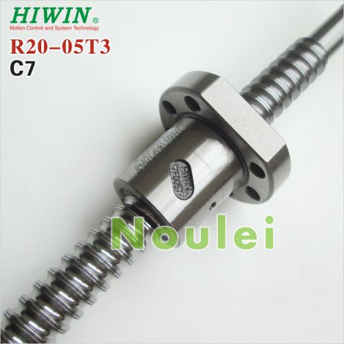 HIWIN 2005 ballscrew 1000mm C7 with ball nut 5mm lead for CNC kit diy custom