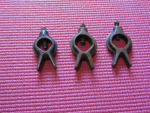 FAMOUS NO NAME LOT OF 3 LATHE WORK DOGS 13/16, 3/4 AND 7/8&#034; SOUTH BEND MACHINIST