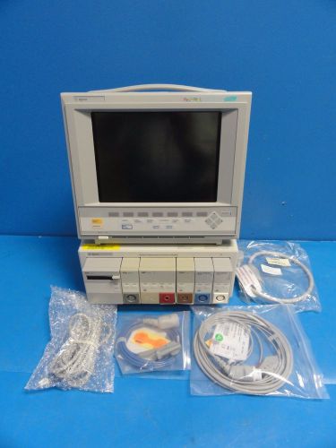 Agilent viridia 24c neonatal color monitor w/ rack (co2 bp spo2 ekg temp print) for sale