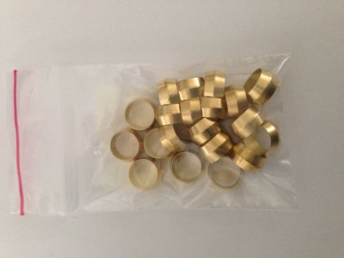 Brass comprssion sleeve-3/8&#034; brass compression sleeve