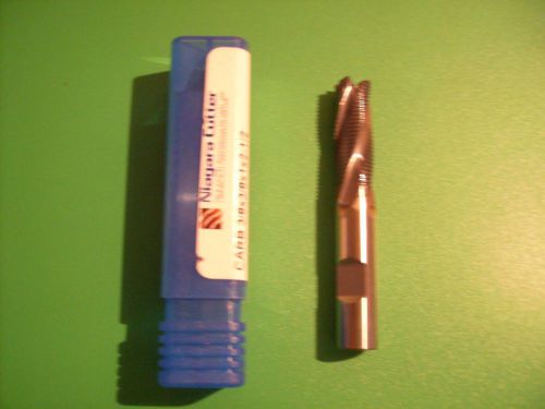 Niagara Cutter 3/8 carbide Altin coated 4 flute roughing endmill .new.1pc.
