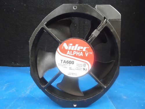 Nidec alpha v ta 600 model: a30318 p/n 930713  115 vac fan for sale