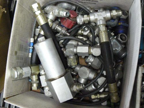Hydraulic fittings large selection for sale