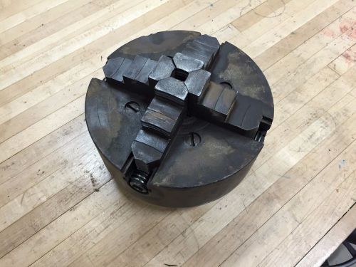 4 Jaw 8&#034; Union Mfr Co Chuck 1 1/2&#034; threaded back plate FREE SHIPPING!!!!