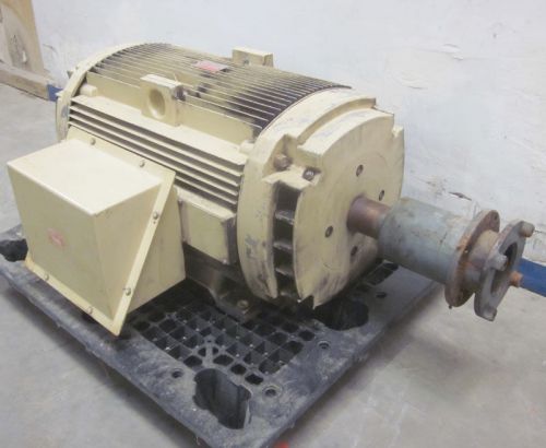 Ge heavy-duty 300-hp 3-ph 460v 347-amps 449t ac motor industrial 1790-rpm for sale