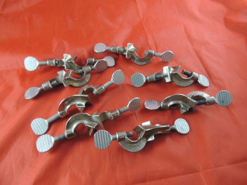 LOT 8 FISHER SCIENTIFIC Castaloy Lab Stand Double Clamps Holders 1451