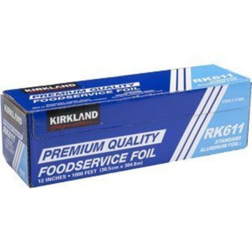 Kirkland Signature Premium Quality Aluminum Foil RK611 - 12&#034; x 1000&#039;
