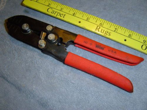 Vintage Wiss No. HC-5 5-blade Hand Crimper Tool