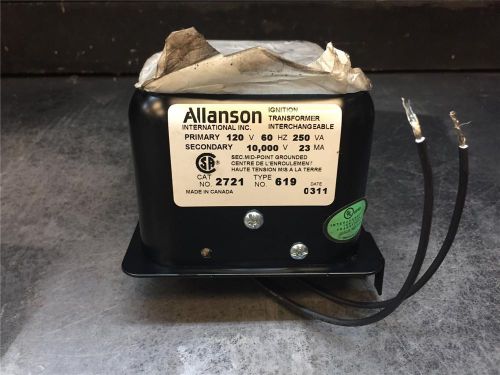 Allanson 2721-619 oil burner ignition transformer for sale