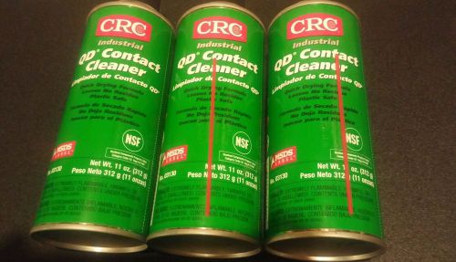 Crc qd contact cleaner 8/11oz cans (new low price) for sale