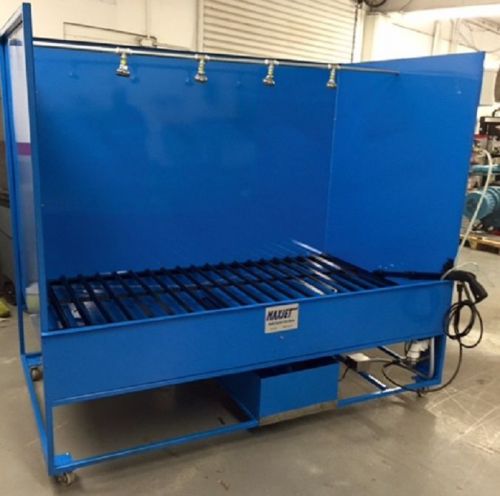 Parts washer spray wash booth with filter for sale