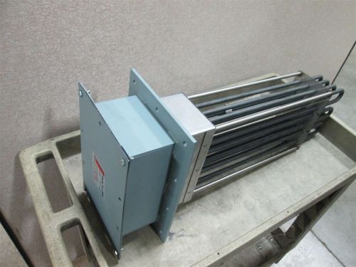 Watlow D12S5K Duct Heater, 480VAC, 12kW, 3-Phase, 12 Heating Elements