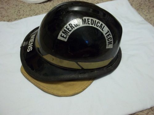 Bullard Black Firefighter &amp; Rescue Helmet w/ Inner Liner Used
