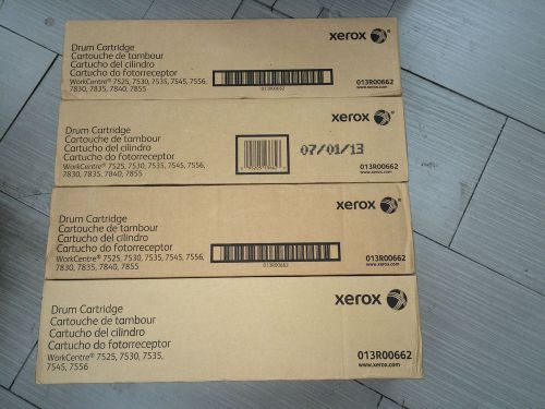 4 Xerox Drum 013R00662 13R662 for WC 7525 7530 7535 7545 7556