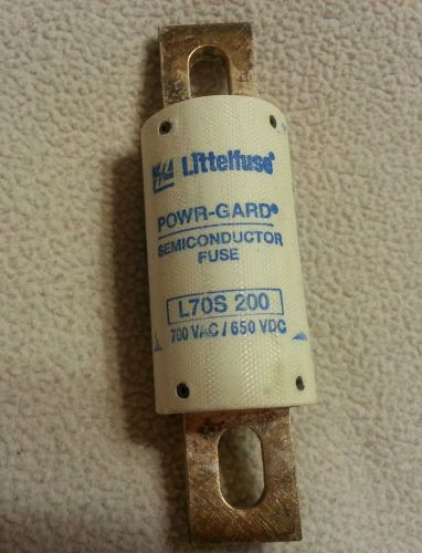 Littlefuse L70S 200A Powergard 200A 700VAC 650VDC Semiconductor Fuse