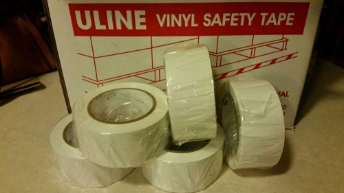 Uline Industrial Vinyl Safety Tape - 2&#034; x 36 yds, White