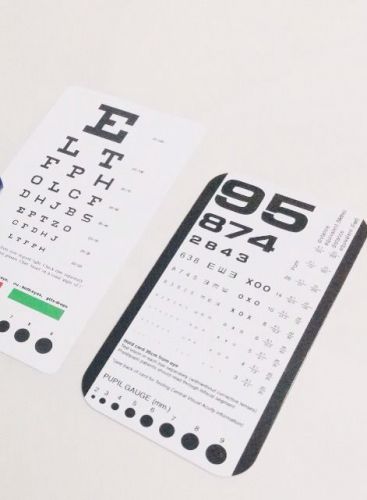 Pocket Eye chart set Snellen + Rosenbaum Pocket Eye Charts - 2 Pieces EC-PSR