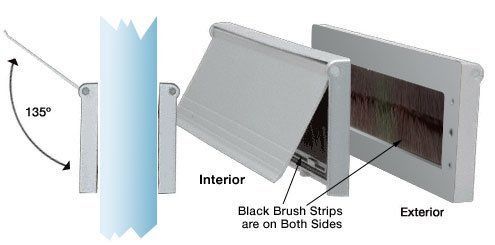 CRL Satin Anodized No-Draft 3 x 11-1/2 Mail Slot