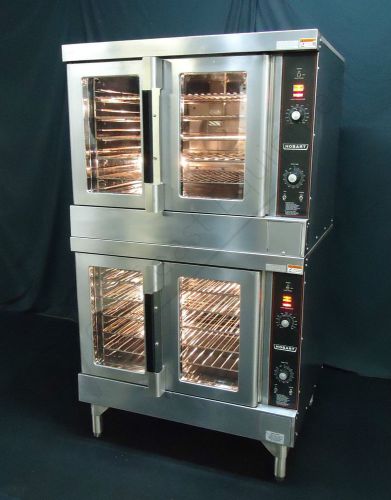 HOBART COMMERCIAL GAS DOUBLE CONVECTION OVEN HGC-5 NATURAL OR PROPANE EXCELLENT!