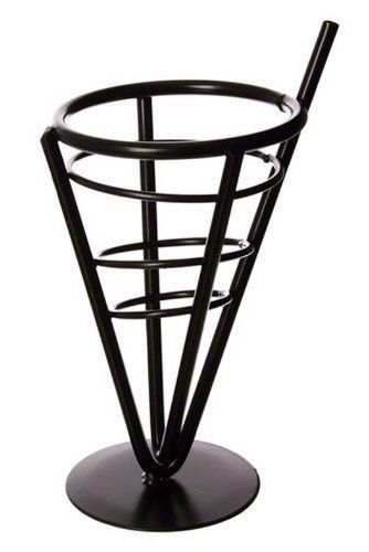 American Metalcraft MFC2 Cone Wrought Iron Fry Baskets, 7-1/4-Inch