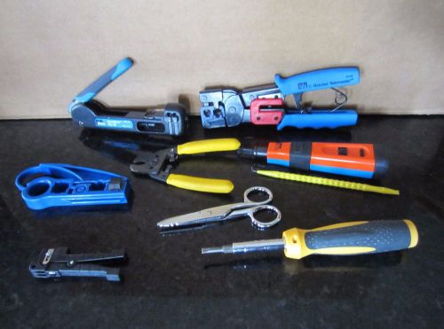 Ideal tool set / kit 4 telecom / w bag 45-165 30 -793 30-696  35-088 45 -074 lot for sale